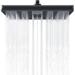 Тропічний душ Вибір кольору ABS Пластикова квадратна душова лійка для тропічного душу, колір чорний