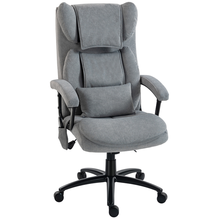 Ергономічне офісне крісло з масажем (4 масажні точки), крісло для керівника з високою спинкою 