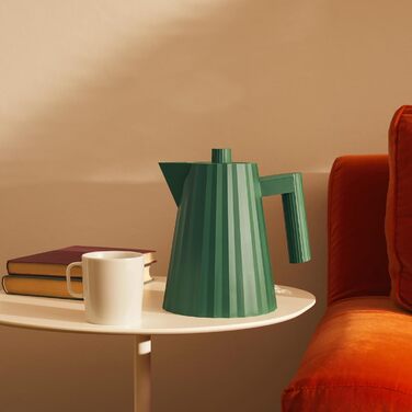 Електричний чайник Alessi Plissé MDL06/1 GR - дизайн, термопластик, 100 cl, зелений
