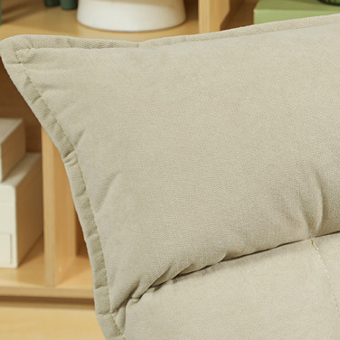 Крісло-реклайнер з 5-позиційним регулюванням спинки, поворотне, сучасне м'яке крісло, Бежевий