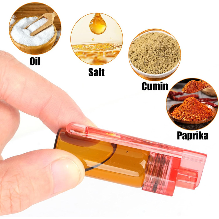 Набір скляних банок для спецій 30 шт. з дозатором, вологостійкі етикетки, 120 мл, чорний колір, з 24 пластиковими кришками