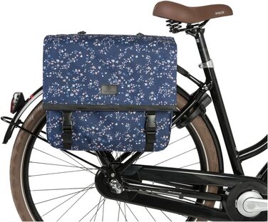 FAST RIDER Fastrider Nara Double Pannier Trend MIK (Mini Flower Blue), FAST RIDER Fastrider Nara Double Pannier Trend MIK (Mini Flower Blue)