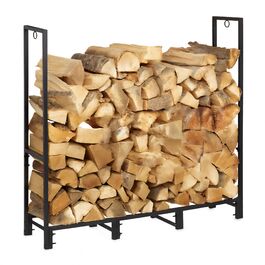 Relaxdays: Полиця для дров (для внутрішнього та зовнішнього використання)