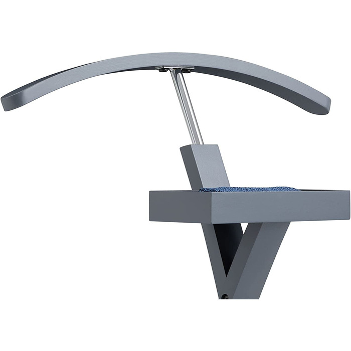 Сучасний органайзер для одягу з вішалкою для штанів та місцем для прикрас, білий (сірий)