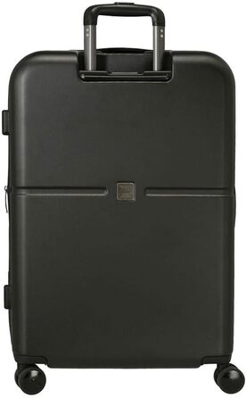 Набір валіз Pepe Jeans Highlight, чорний, 55/70 см, жорсткий корпус, ABS-замок, інтегрований, об'єм 116 л, вага 7,54 кг, 4 колеса, ручна поклажа