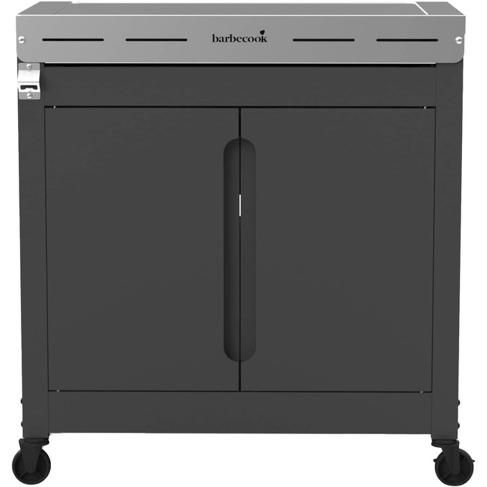 Барбекю-стіл Barbecook Premium Buddy з місцем для зберігання та вбудованим відкривачем для пляшок, для газового гриля, 84 x 46 x 90 см