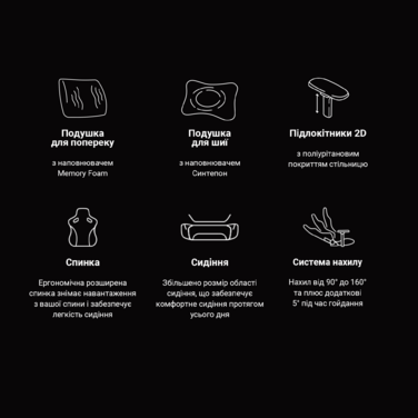 Крісло ігрове Anda Seat Phantom 3 Black/Black Size L