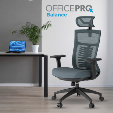 Крісло офісне OfficePro Balance OC550-B-DG-DG