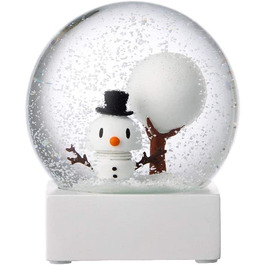 Скандинавський дизайн-Сніговий кугель-arge Snowman Snow Gobe-Газ/ ідея подарунка на Різдво- (Сніговик, L)