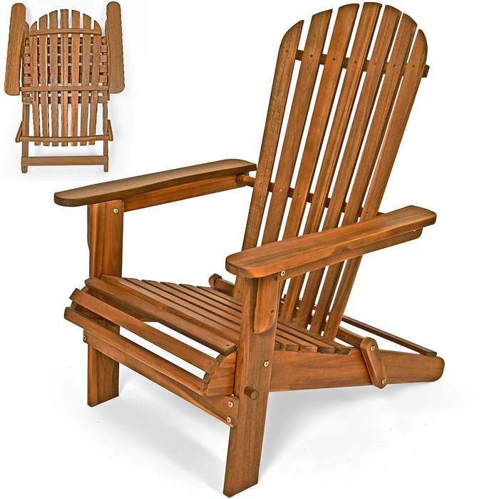 Шезлонг Adirondack Acacia Wood складний
