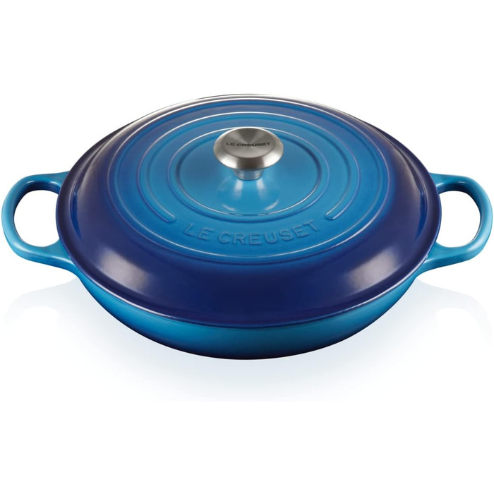 Каструля Le Creuset Signature з чавуну, 30 см, 3.5 л, Azure (Карибський)