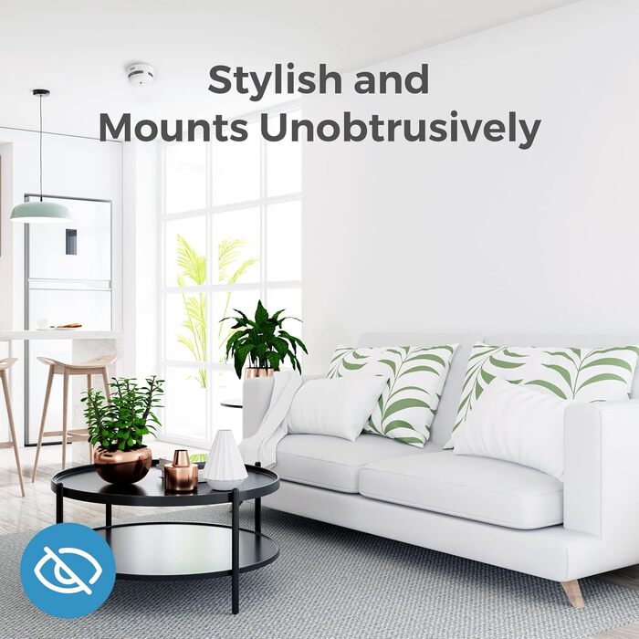 Датчик диму Rauchmelder AEGISLINK S500 (10 шт.): фотоелектричний, 10 років роботи, з тестом та вимкненням звуку, сповіщення про слабкий акумулятор