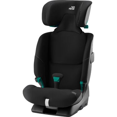 Дитяче автокрісло BRITAX RMER ADVANSAFIX 2 Z-LINE, для дітей від 76 до 150 см (i-Size) з ISOFIX і без, від 15 місяців до 12 років, Space Black