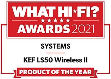 Активна колонка KEF LS50 Wireless II, білий, HDMI, Airplay 2, Bluetooth, Spotify, Tidal