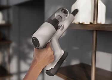 Акумуляторний пилосос AEG ÖKO AP71UB14AM: потужний, легкий (2.2 кг), ергономічний, з перероблених матеріалів, до 50 хв роботи, 120 м², 2-в-1, 5-рівнева фільтрація, для всіх поверхонь, автоматичний, сірий