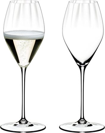 Набір келихів для шампанського Riedel Performance, 2 шт, прозоре кришталеве скло, преміум-якість