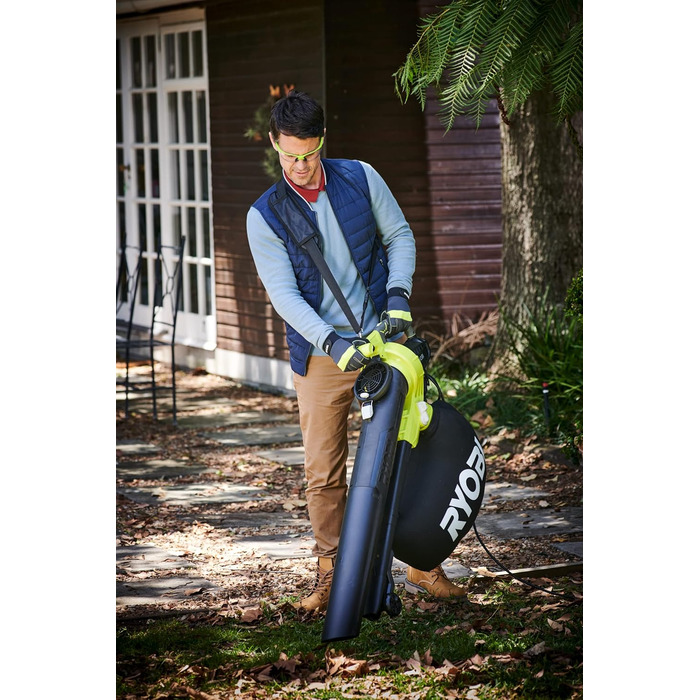 Електричний листозбирач/подрібнювач RYOBI RBV3000CESV, 3000 Вт