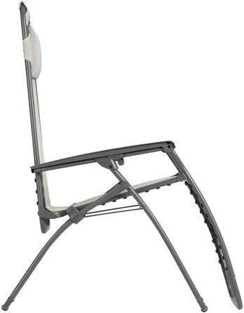 Крісло-шезлонг Lafuma Mobilier Zero Gravity R Clip - розкладне для тераси та саду, міцне Batyline®, багатопозиційне, комфортне, Франція, кольору жита