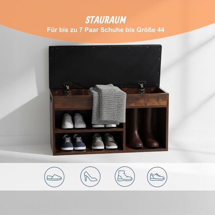 Сховище для взуття Relaxdays з місцем для зберігання