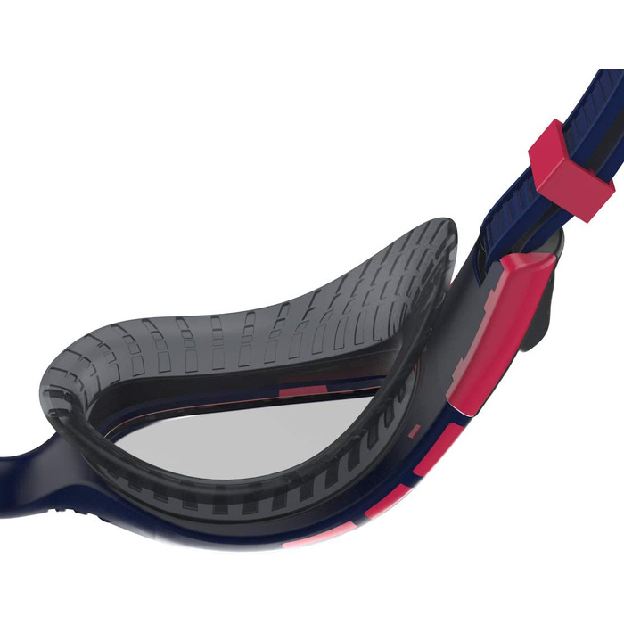 Універсальні плавальні окуляри для тріатлону Speedo Futura Biofuse Flexiseal Темно-синій / Фенікс червоний / деревне вугілля