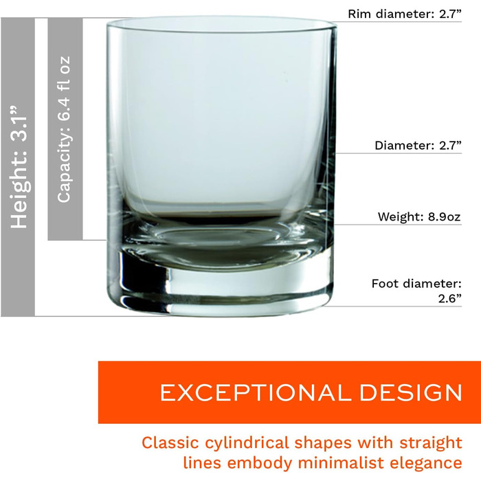 Набір склянок Longdrink Stölzle Lausitz New York Bar (6 шт, 320 мл) – склянки для коктейлів, води та соків. Склянка Campari, кришталеве скло, міцні та безпечні.