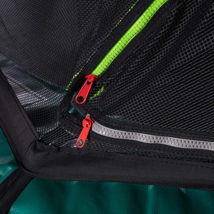 Батут KINETIC SPORTS без пружин 'Bungee Safety Elite' Ø 305 см, зелений - для дітей та дорослих, AirMAXX, вуличний, тихий