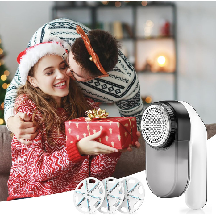 Електричний видалення ворсу NIWOHOM для одягу - 3 швидкості, 6-клинковий ніж, LED-дисплей, для всіх тканин