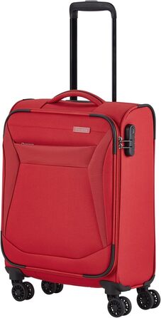 Набір валіз Travelite Chios: L/M/S, м'яка оболонка, ручна поклажа, червоний колір