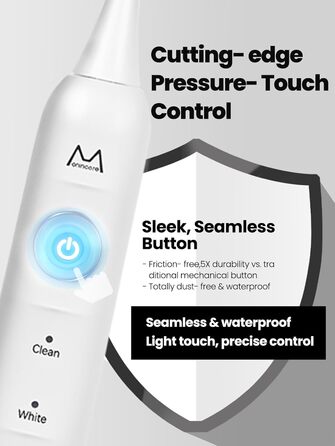 Електрична зубна щітка для дорослих B10PRO - акумулятор до 180 днів, 5 режимів, 48000 вібрацій/хв, IPX8, таймер, 4 насадки (рожева)