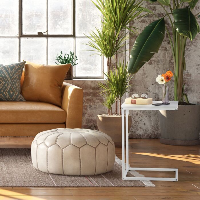 Розкладний столик Relaxdays у формі 'С'