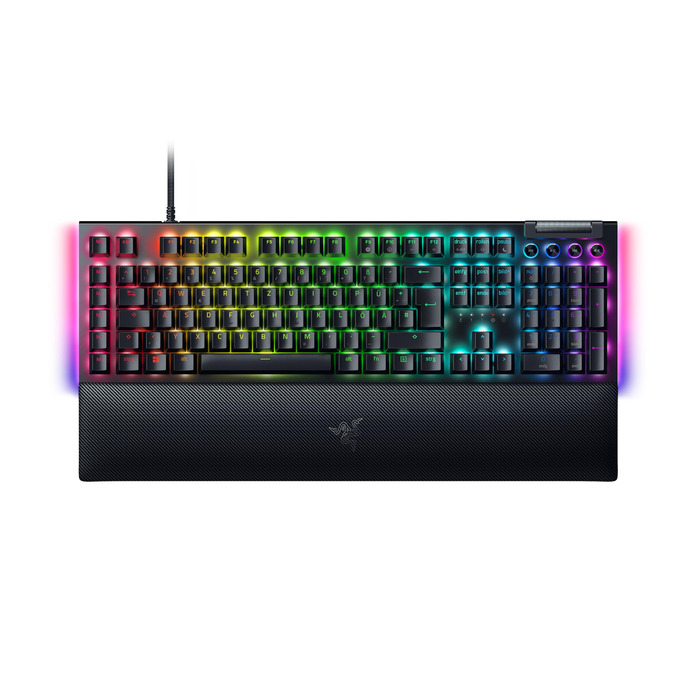 Механічна ігрова клавіатура Razer BlackWidow V4 Green Switch QWERTZ DE з RGB Chroma підсвічуванням та макро-клавішами