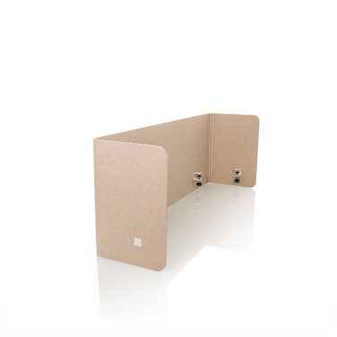 Акустична перегородка для офісу FLEXMIUT U 160x40x60 PET бежева hjh OFFICE