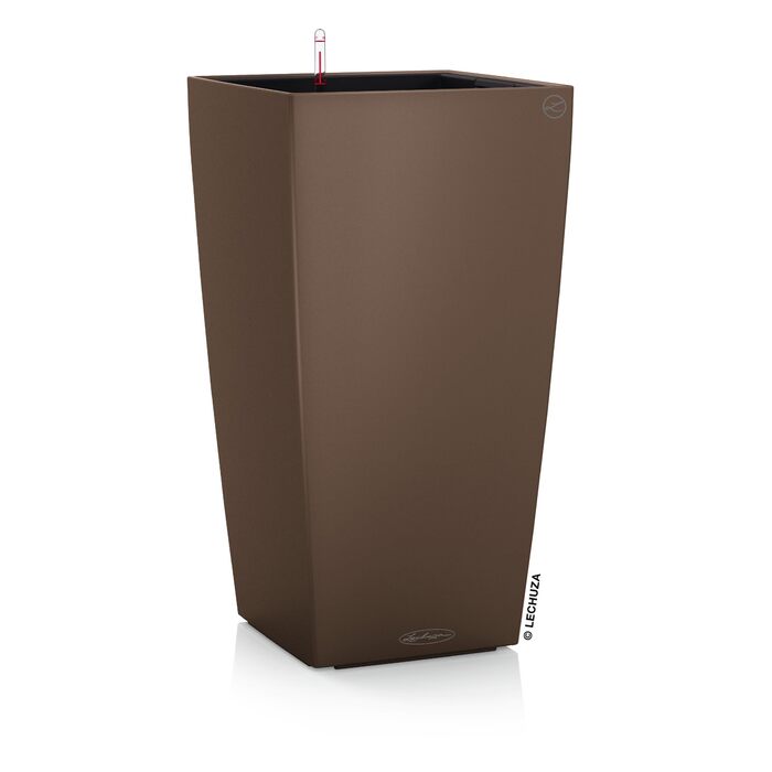 Горщик Lechuza Cubico 40 Комплект (Мускат, 29.5x29.5x56.5 см)