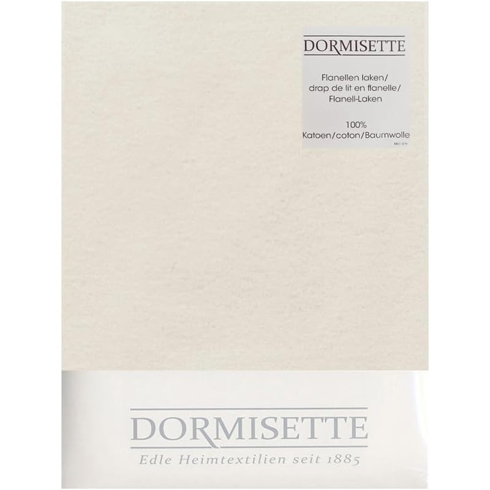 Простирадло Dormisette Flannel 160x260 см Сріблясто-Сірий 190г/кв.м 100 Бавовна (Натуральна, 160 x 260 см)