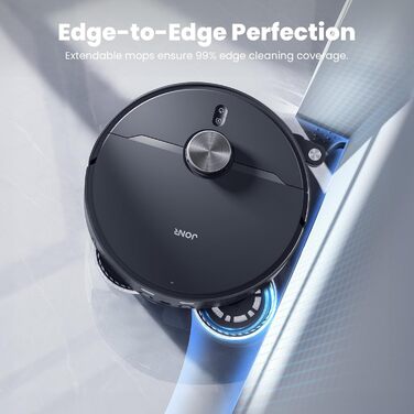 Робот-пилосос JONR X1 Max з функцією миття, 20000 Па, перешкоди 30 мм, миття гарячою водою 75°C, швидке сушіння гарячим повітрям 45°C, уникнення перешкод за допомогою ШІ та 360° навігація