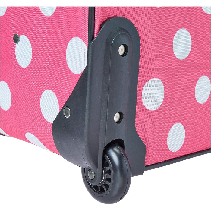 Набір валіз Rockland Polka Softside, 4 шт. (14/19/24/28 дюймів), Multi/Blue Dot