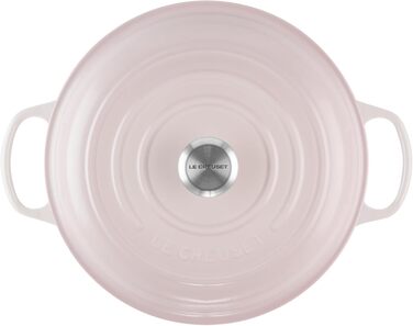Le Creuset Signature Чавунний горщик Gourmet, Ø 30 см, 3,5 л, для всіх плит (включно з індукцією), Рожевий Shell, 21180307774430