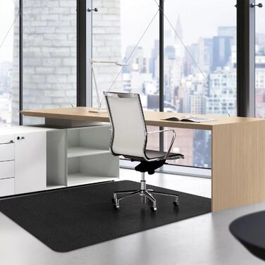 Килимок під офісне крісло | 140x90 см | Захист для підлоги | Чорний