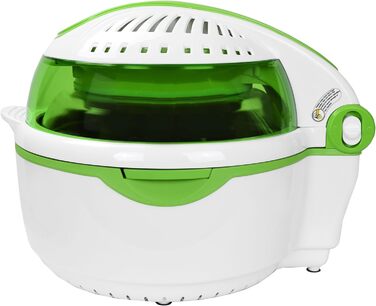 Фритюрниця з гарячим повітрям Фритюрниця зі світлодіодним дисплеєм, варильна камера 10 літрів, знежирене смаження, зелений