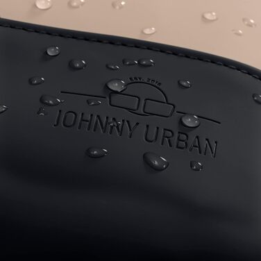Рюкзак Johnny Urban Жіночий маленький - Рубін - Тонкий денний рюкзак для City Uni Business - Маленький рюкзак жіночий з відділенням для ноутбука - водовідштовхувальний бежевий/сірий