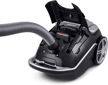 Пилголомник Fakir Black Vac Power: міцний, з мішком, HEPA фільтр H14, 800W, 12м радіус дії, 3л мішок, тиха робота 69dB(A)