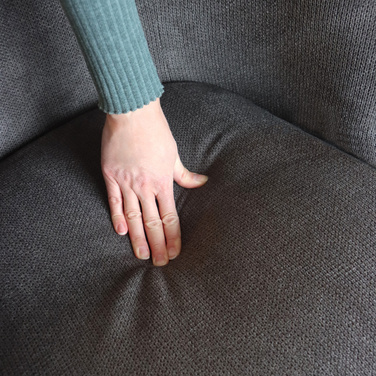 Диван для відпочинку HAYRIVER, тканина сірого кольору, hjh LIVING