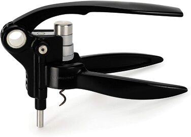 Набір викруток для вина Le Creuset з різаком для ковпачків, чорний/сріблястий, метал