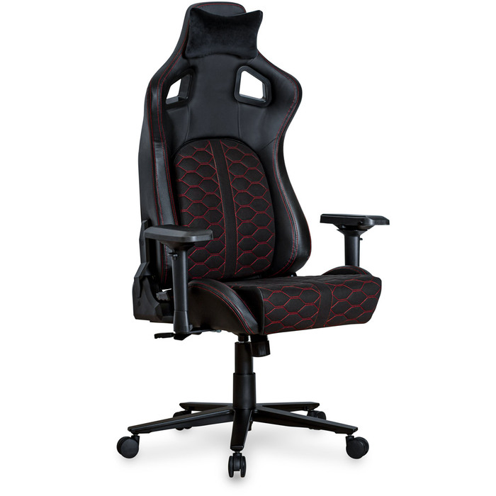 Геймерське крісло Cyberlux Hermes Fabric Black Red (арт. GM-403 B/R)