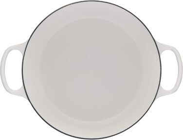 Каструля Le Creuset Signature з чавуну, Ø 30 см, 3.5 л, для всіх типів плит (вкл. індукція), біла