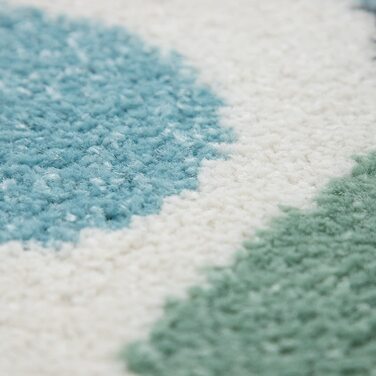 Домашній дитячий килим Paco, килим для дитячої кімнати, для дівчаток і хлопчиків, різні мотиви і розміри, розмір колір (80x150 см, кремовий)