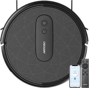 Робот-пилосос AIRROBO P20, всмоктування 2800 Па, самозарядка, Wi-Fi, час роботи 120 хв, для килимів, шерсті домашніх тварин, твердої підлоги