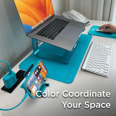 Килимок для миші та клавіатури Black+Decker Loch Ness Mid Size (16x32 дюйми) — захисний настільний organizer з екошкіри для геймінгу та офісу