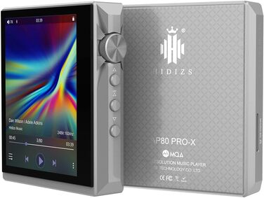 Портативний Hi-Res MQA Bluetooth музичний плеєр AP80 PRO-X з двома DAC ESS9219C, підтримкою MQA 8X, LDAC, apt-X, AAC, USB DAC, DSD256, HiBy Link, бездротовий аудіо плеєр (білий)