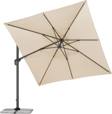 Парасолька від сонця Schneider RHODOS TWIST, 300 x 300 см, антрацит, модель 2024